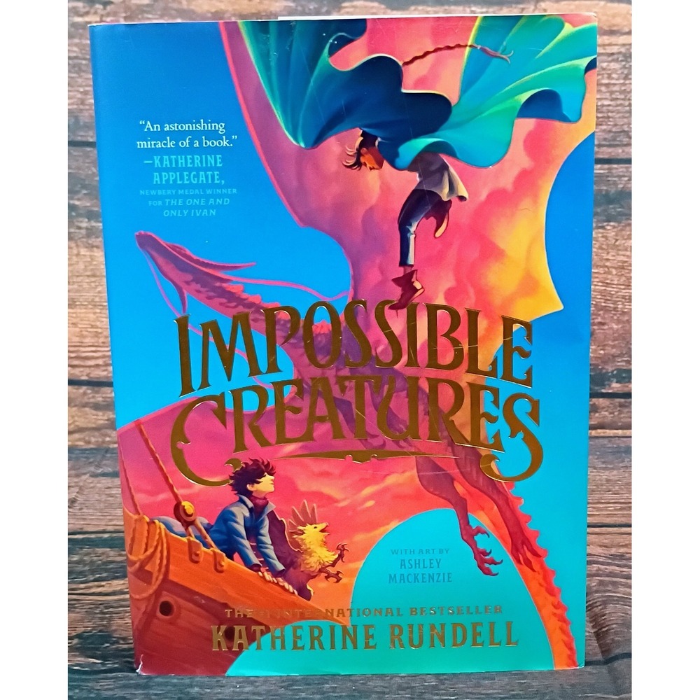 Impossible Creatures Katherine Rundell Hardcover Red Sprayed Edges Fantasy